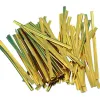 100Pcs Gold Silver Tie Silk Candy Cake Packaging Metal Wire Tie Strips 6/8/10/12/15CM Gift Packaging Bag Fastening Supplies