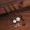 Vintage houten bloem haarspel voor vrouwen antieke haarstick voor meisje haarclip kostuum Chinese haaraccessoires haarspelden kopstuk