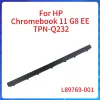 HP Chromebookの新しいオリジナルケース11 G8 EEラップトップヒンジカバーL89769001グレーグレードAテスト済みラップトップスクリーンシャフトカバーバレル