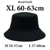 Big Head Man stor storlek hink hattar pojke 60-63 cm plus size Summer Fisherman Cap Womens 54-57cm Pure Cotton Panama UPF50 Sun Hat 240410