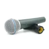 Микрофоны высококачественный бета-58a Профессиональный проводной микрофон супер сердце в форме Beta58 караоке живой вокальной стадии Dynamicq