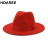 Hoaree Purple Wool Hat Jazz Fedora Cappelli da uomo Donne Brim Brim Sombrero British in stile British Trilby Formal Panama Cappello Solido Cappello 240322