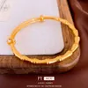 Novo estilo chinês Método antigo Método areia ouro nó de bambu simples pulseira de temperamento simples, pulseira de ponta e versátil