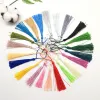 100st/parti 13 cm Tassel Silk Frerings Silky Floss Bookmark Tassels Mini Tassels For DIY Craft Jewelry Making Souvenir Bokmärken