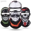 Fashion Face Masks Neck Gaiter Skull Bandana Balaclava Men de ski Masque Ski Sports Écharpe Scarpe Full Face Fishing Randing Randing Neck Gaiter Face Shield 240410