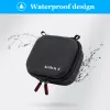 Camera's Action 2 Portable Mini Bag Waterdicht PU Harde deksel met handband metaal draagtas voor DJI Action 2 Accessoires