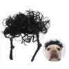 Lustige Kleidung für Katzenkostüm Haar Perücke Hund Kostüme für kleine Hund Perücken Weihnachten Haustier Halloween Kopfschmuck