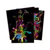 10sheet a4 16k Magic Scratch Art Painting Paper avec dessin stick kids jouet éducatif jouet éducatif pour bébé garçon enfants