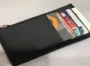 Tasco de tarjeta de cremallera de cuero genuino clásico 13cm 1 Interlayer 5 Slots 8a Calidad de fábrica Outlet8394981