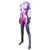 Widowmaker costume da costume femminile femminile Zentai Catsuits OW Game D.Va Superhero Halloween Body Aulls Kids Kids