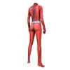 Adultos crianças espionam totalmente o traje de cosplay de trevo vermelho anime trevo sam Alex Mandy Mandy Superhero Bodysuit Halloween Zentai Suit