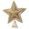 Sparkling Christmas Tree Topper Hollow Out Star Xmas Decor Party Supplies Diy Christmas Tree Decorations Accessories