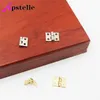 Apstelle 30pcs 10*8mm Mini Metal Hinge for 1/12 House Miniature Cabinet Furniture Brass Hinge Dollhouse Miniature Cabinet Closet