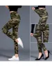 Ysdncnchi camuflagem legging novas mulheres perneiras altas elásticas de verão magro etono de outono leggins emagrecem mulheres calça de lazer