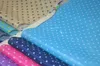 190T Polyester Taffeta PU coated dot printing Waterproof cloth DIY sewing umbrella tent fabric breadth 150cm