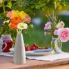 Fiori decorativi 12 pezzi di gerbera artificiale Rinussabile Matrimonio riutilizzabile bouquet multi-colore per decorazioni per feste da giardino domestico