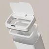 1518L Lixo automático Bin lixo elétrico a água Sensor de movimento automático silencioso pode ser recarregável para o banheiro do banheiro 240408