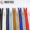 2/5st Meetee 15-70cm 3#Metall Zippers Stäng/öppen dragkedja Auto Lock Deco DECO för Bag Zips DIY Pants Packet Sewing Material
