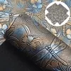 Retro Swirls Butterfly Embossed Faux Leather Sheet Synthetic Leather Fabric For Bows Crafts DIY Handmade Material,1Yc21313