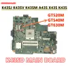Carte mère K43SD Carte principale pour ASUS X43S K43S A43S P43S A43SD A43S A84S K43SD A83S K43E Branche mère avec GT520M GT540M GT610M GPU GPU