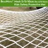 Brasmoyu Dia 4/5/6mm Masch 3/5/10 cm Kinder im Freien Kletternetz Pflanzenzaun