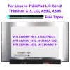 Tela 13.3 Laptop LCD Screen NT133WHMN47 FIT N133BGAEA2 B133XTN03.3 M133NWR9 R1 Para Lenovo ThinkPad X13 X390 X395 L13 Gen 2 30pin