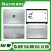 HP 15DW 15SDU DY DR 250 255 G8 TPNC139ラップトップLCDバックカバーフロントベゼルヒンジパームレストボトムケースシルバーL52012001の新しいケース