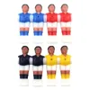 4 stycken hartsfoosball män fotboll för bordsskiva miniatyr fotbollsspelare modell turnering inomhus underhållningsdelar