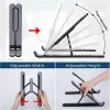 Stand New Foldable Laptop Stand Portable Notebook Suporte base ajustável Riser de resfriamento para acessórios para tablets de laptop para laptop