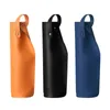 Storage Bags Single Bottle Wine Creative Reusable PU Leather Bag With Handles Multipurpose Waterproof Protector Tools