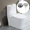 Couvercles de siège de toilette Single / double 38 mm Flush Rouges rondes à bouton-bouton Économie d'économie pour accessoire de salle de bain citerne