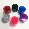 60mm 5 Layer Round Shape Magnet Plastic Herb Grinder Tobacco Spice Crusher Spice Miller Smoking Accessories