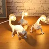 Tafellampen modern dierenhagedis LED LAMP Noordelijke hars licht huis woonkamer slaapkamer bedkamer bedrestaurant Aisle Lighting239r