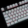 Keyboards Black White ABS PBT KEycaps DoubleShot 104 Profil OEM Keycap Backlit pour MX Mécanique Clavier