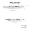 TouchFive Dual Head Art Marker Set Allog Sketch Marker