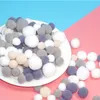 100 PCS Çok Boyutlu Renkli Ponponlar DIY Bebekler Giyim El yapımı malzeme Yumuşak Kabarık Pom Poms Ball DIY Çocuk Oyuncaklar Aksesuarları
