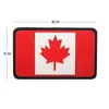 PVC Epóxi Bandeira Braço Brasil Chile Holanda Ucrânia Estados Unidos Canadá Batch Roushpack Backpack Patch decorativo