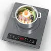 30 "Indução Cooktop Electric fogão com 4 queimadores, controle do botão, superfície de vidro de cerâmica, 220V-240V, Potfy embutido, adequado para bancada