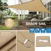 Triangle Sun Shade Sail Waterproof Garden Sail 5/3.6/3/2M Awning Canopy for Outdoor Garden Patio Pergola Sunshade Cloth Big Tent