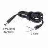 1.2M 7.4 x 5.0 mm Power Cable Cord Connector DC Jack Charger Adapter Plug Power Supply Cable for HP DELL Laptop*