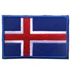 1 PC 3D Bordery Batge Patch Finlandia Norwegian Flag Patch / Nordic Flag Patch Insignia Dinamarca / brazalería de bordado de la bandera de Suecia 8