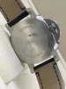 Mäns Watch Gift Panerrais Temperament Watch Sapphire Mirror Swiss Automatisk rörelse Storlek 44mm Cowhide Strap med original nålspänne izqt
