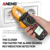 Aneng ST180 Professional Digital Ammeter Pliers 4000Counts Multimeter Ammeter Voltage Tester Car Amp Hz Capacitance NCV OHMテスト