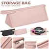 Storage Bags Hair Dryer Carrying Case Waterproof Bag PU Leather Zipper Make Up Portable Travel Organizer