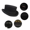 Hommes top hat laine bowler chapeau derby chapeau automne hiver vintage britannique capeur jazz chapeau présidentiel 11 cm haut chapeau magicien 240322