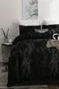 Luxe beddengoedsets Russische euro dekbedovertrek enkele koning Queen Family Size Linens Zwart bed Set Bedebladen 200x200 2012094260783