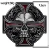 Cross And Skull Diy Metal Belt Buckle For Men