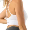 Yoga kläder NVGTN Sömlös flanellfri Bra spandex Top Of The Line Womens fitness elastisk andningsbar bröstförbättrad avslappnad sportbh y240410