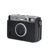 Frame Pu Leather Protection Case Cover för Fujifilm Instax Mini Evo Instant Film Photo Camera Bag med axel avtagbar rem