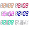 3D LED digitale alarmklok driedimensionale wandklokklok Watchtafel thermometer meubels elektronische kalender hangi u0u6